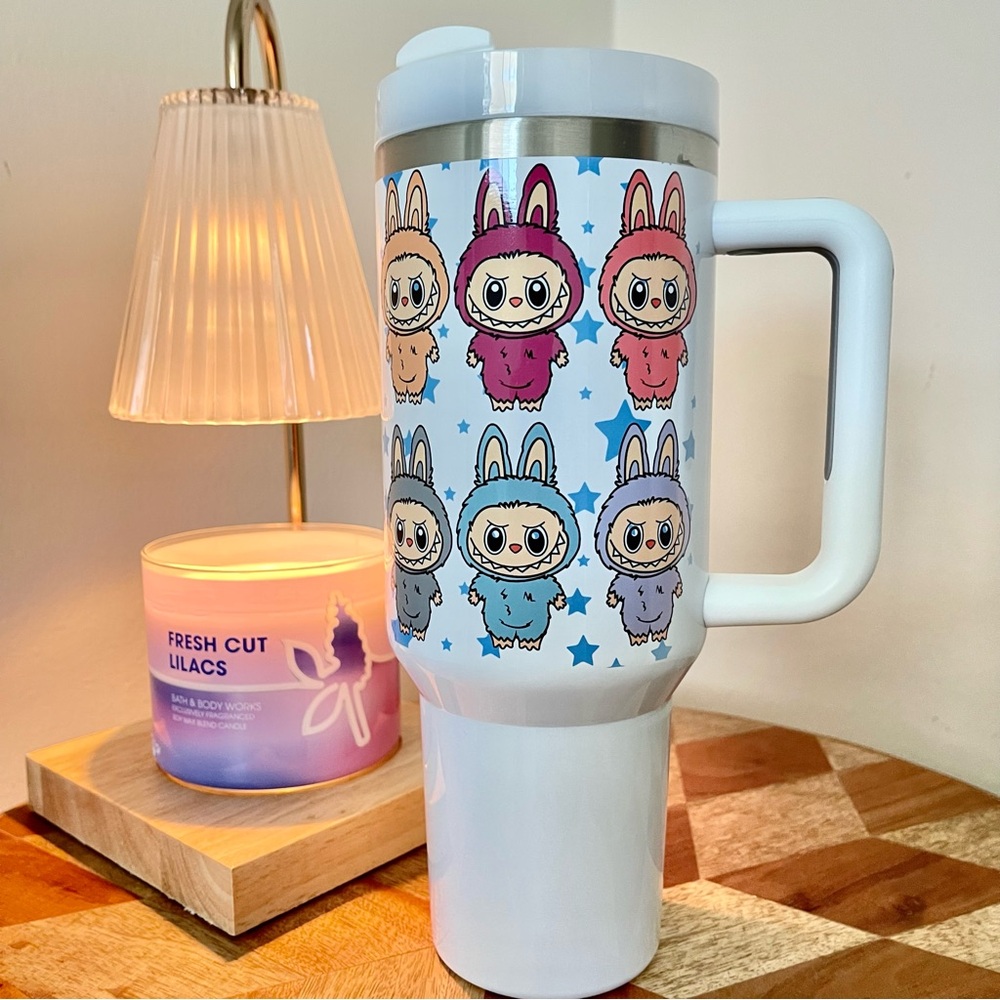 NEW Labubu 304 stainless steel vacuum 40oz Tumbler Cute Hydration Companion 40